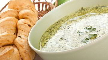 Рецепт Овощного зеленого супа с сыром и черным перцем