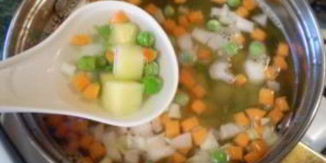 Рецепт простого овощной суп