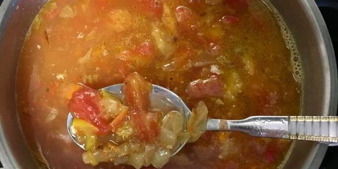 Рецепт рыбного супа-лапши с овощами