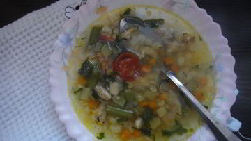 Рецепт Супа Минестроне со звёздочками