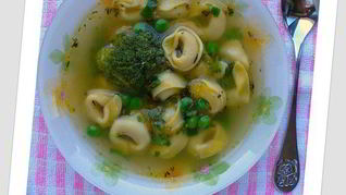 Рецепт Супа овощной с тортеллини