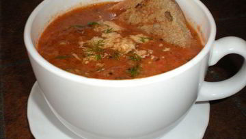 Рецепт Уютного осеннего супчика из запеченных овощей