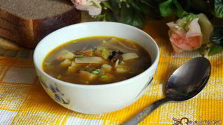 Рецепт грибного супа