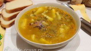 Рецепт супа с капустой