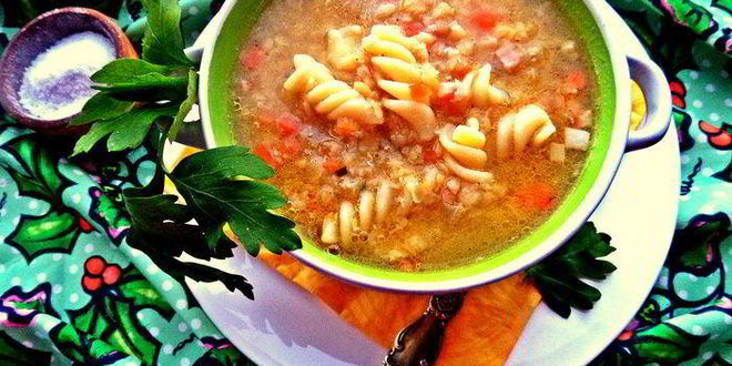 Рецепт чечевичной похлебки с фузилли