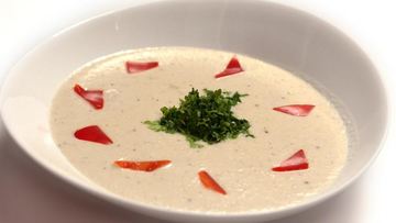 Рецепт Чесночной похлебки с лепешками