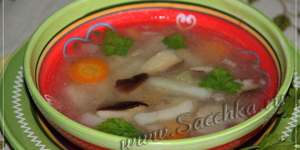 Как приготовить грибную похлебку