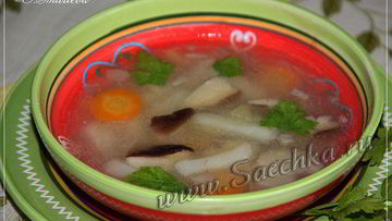 Рецепт Грибной похлебки