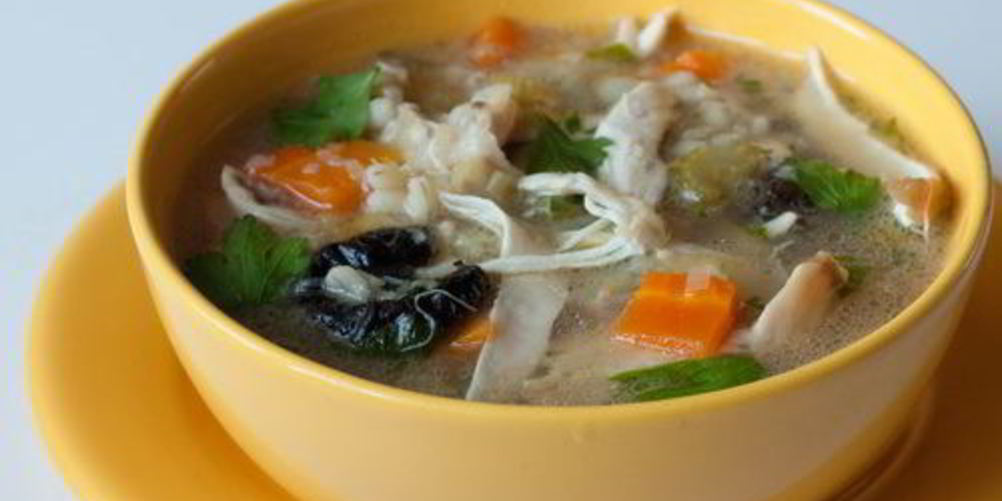 Как приготовить густую похлебку с курицей и пореем