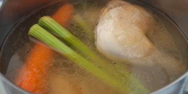 Рецепт густой похлебки с курицей и пореем