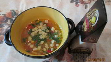 Рецепт Осенней похлебки с сыром Джюгас