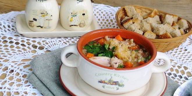 Рецепт похлебки из перловой крупы с индейкой