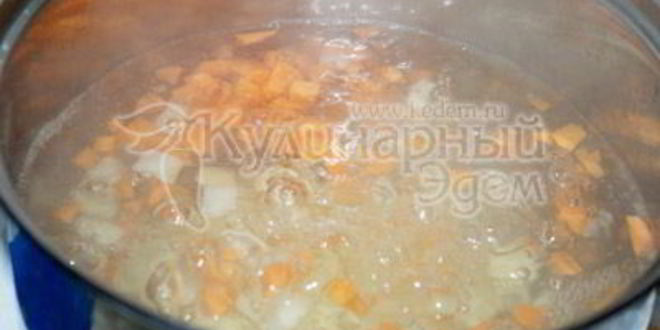 Рецепт похлебки русской постной