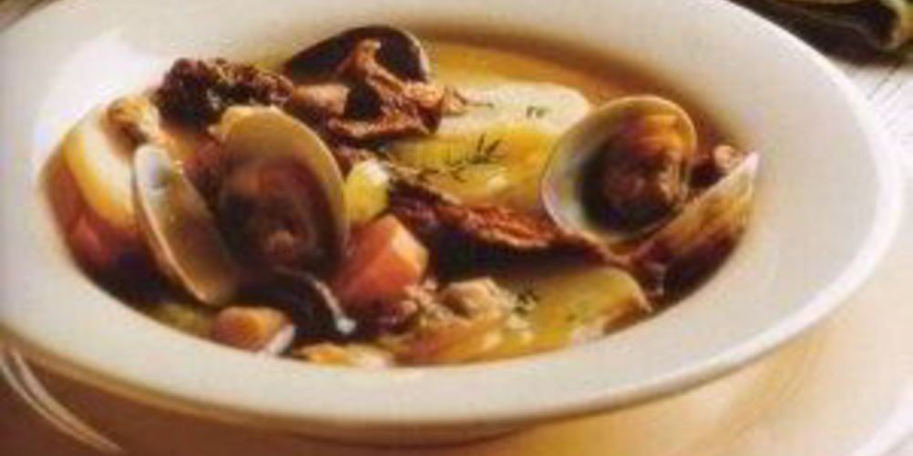 Как приготовить похлебку с моллюсками, грибами, картофелем