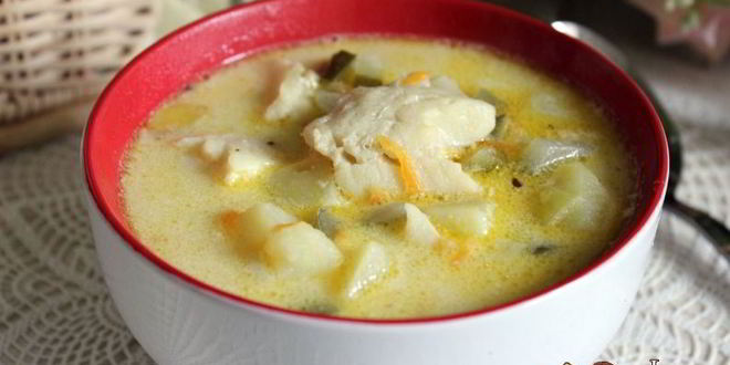 Рецепт белого рыбного рассольника