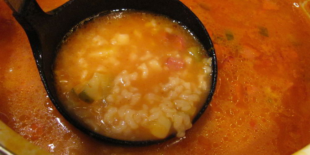 Как приготовить густой рассольник с рисом