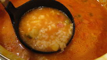 Рецепт Густого рассольника с рисом