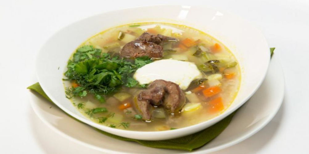 Как приготовить рассольник из глазного мускула с потрошками