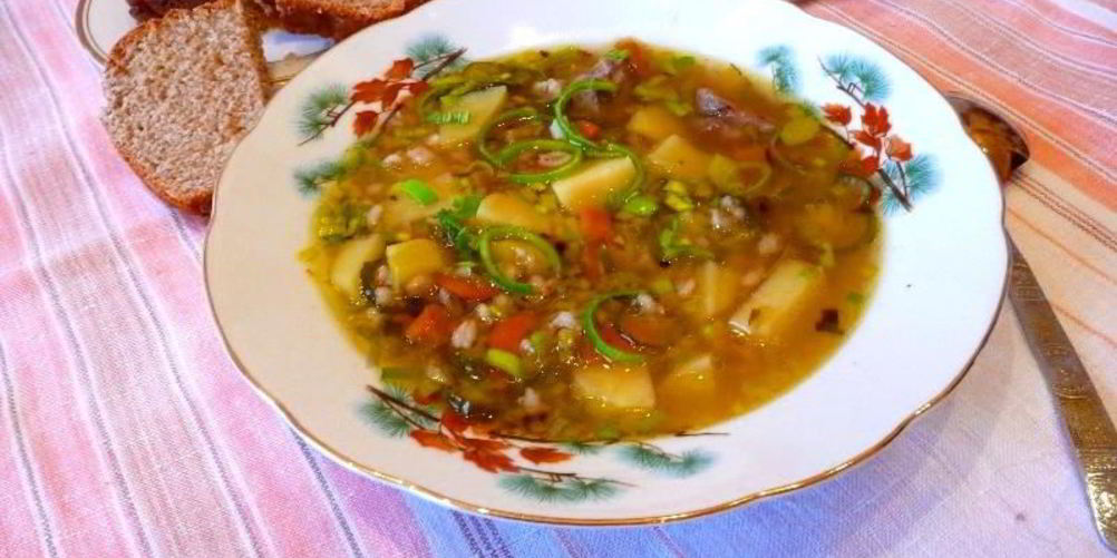 Как приготовить рассольник ленинградский с мясом перловкой и огурцами