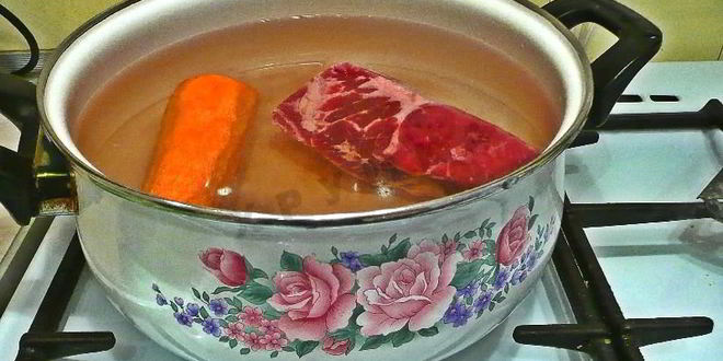 Рецепт рассольника ленинградского с мясом перловкой и огурцами