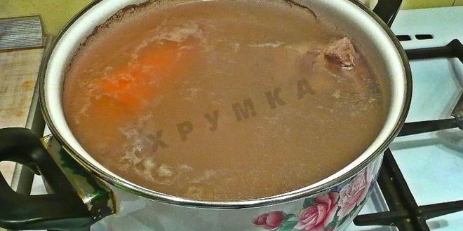 Рецепт рассольника ленинградского с мясом перловкой и огурцами