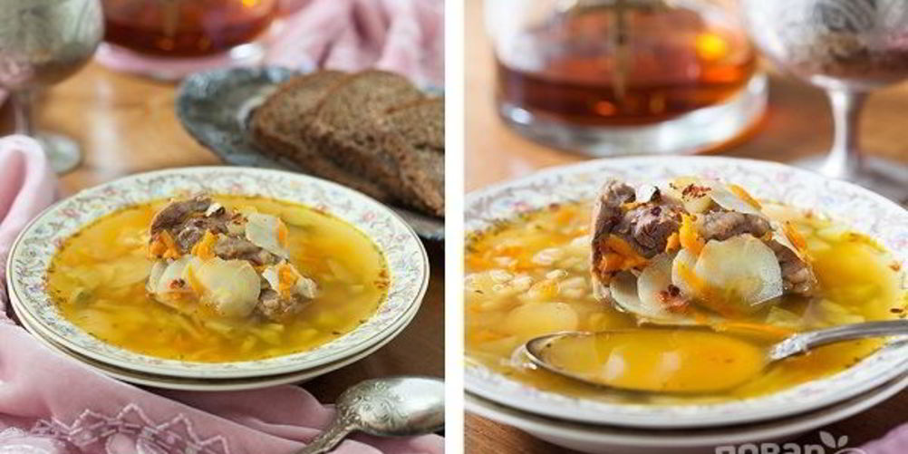 Как приготовить рассольник на говяжьих ребрышках