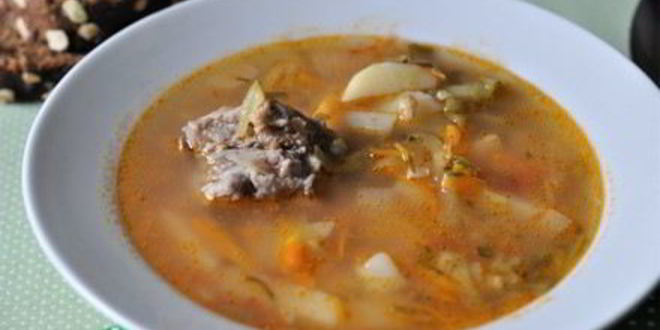 Рецепт рассольника на зиму