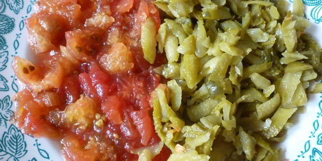 Рецепт рассольника с консервированной фасолью и солеными помидорами