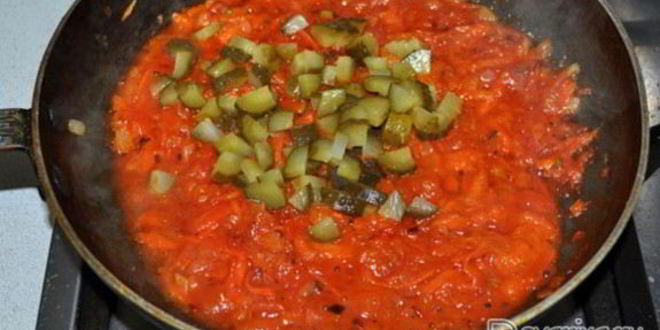 Рецепт рассольника с копченостями