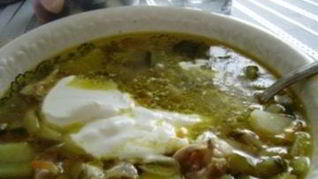 Рецепт Рассольника с курицей