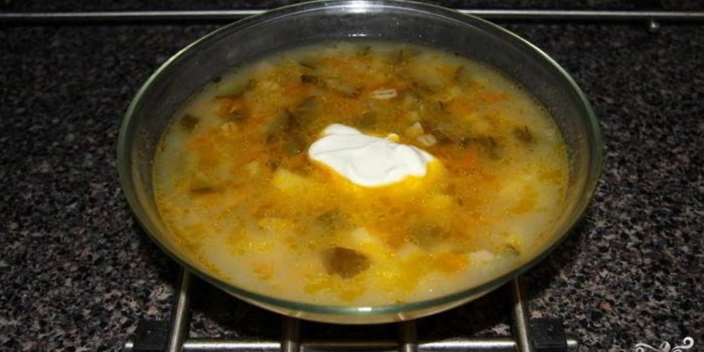 Как приготовить рассольник с перловкой и почками