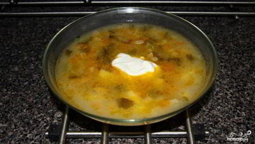 Рецепт Рассольника с перловкой и почками