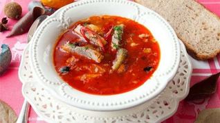 Рецепт Рассольника со свининой и перловкой