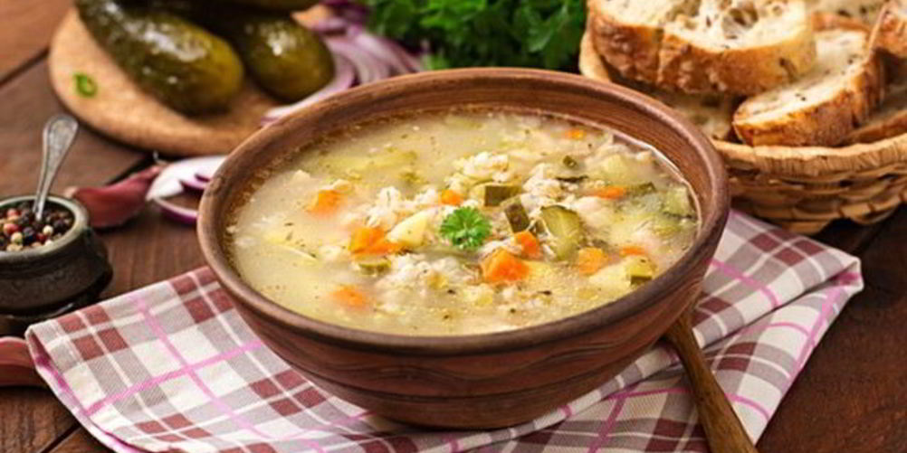 Как приготовить суп рассольник с перловой крупой