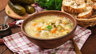 Рецепт Супа Рассольник с перловой крупой