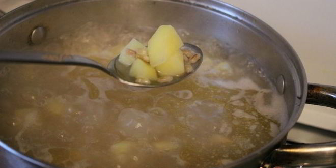 Рецепт вкуснейшего рассольника с шампиньонами на говяжьем бульоне