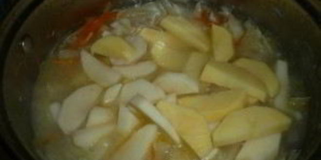 Рецепт кислых щей на курином бульоне