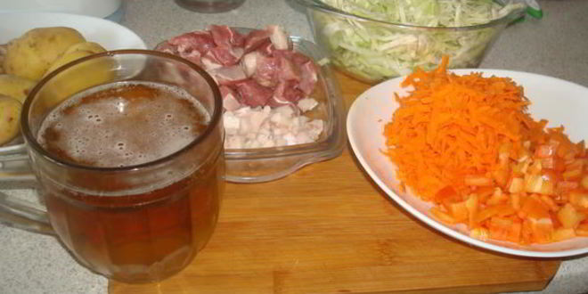 Рецепт пивных щей