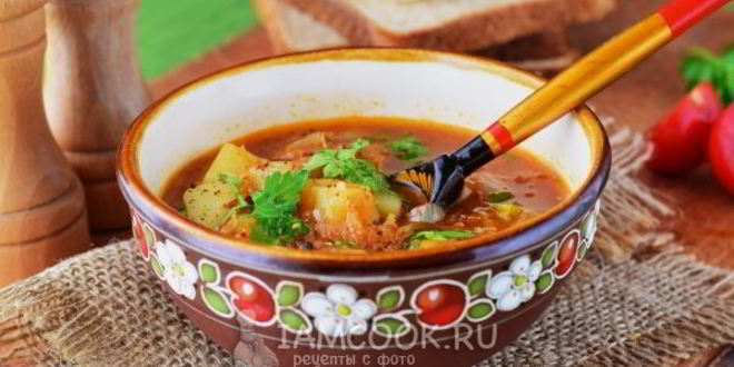 Рецепт постных щей из квашеной капусты