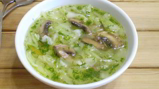 Рецепт Постных щей из свежей капусты