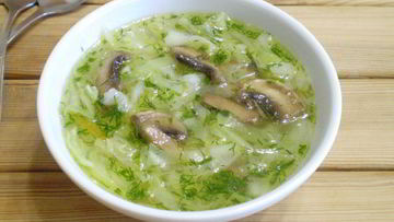 Рецепт Постных щей из свежей капусты