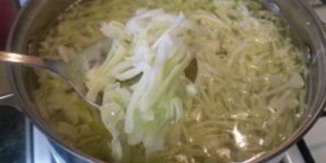 Рецепт постных щей из свежей капусты