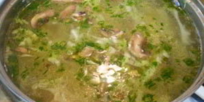 Рецепт постных щей из свежей капусты