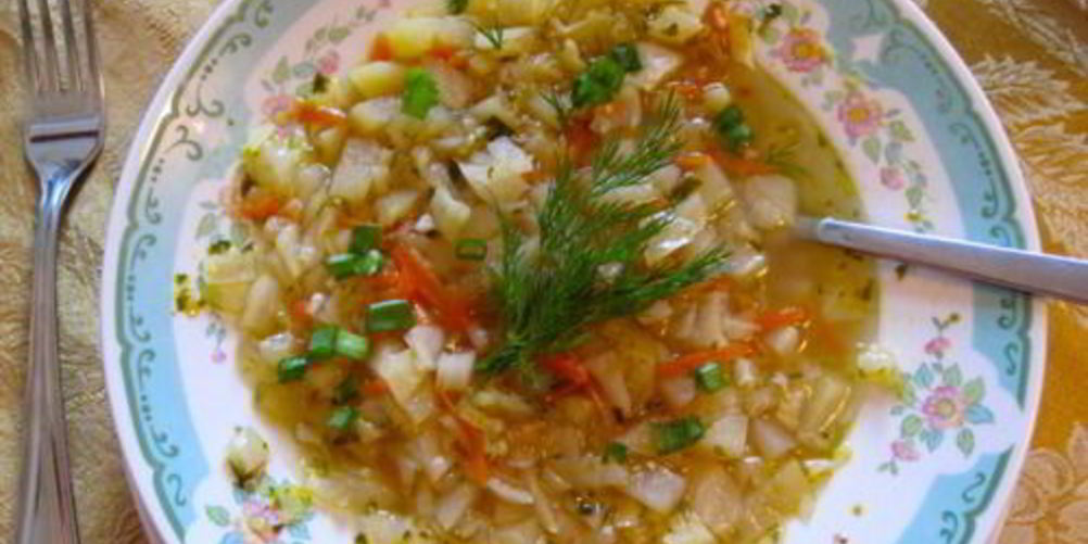 Как приготовить постные щи со свежей капустой