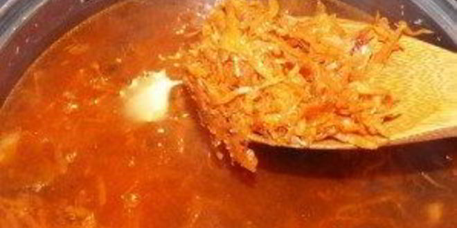 Рецепт постных щей