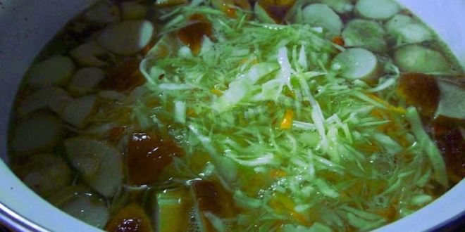 Рецепт щей из кислой квашеной капусты с грибами
