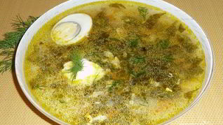 Рецепт Щей из консервированного щавеля