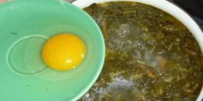 Рецепт щей из консервированного щавеля