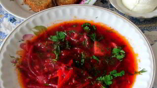 Рецепт Щей из красной капусты