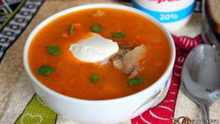 Рецепт Щей из квашенной капусты с болгарским перцем